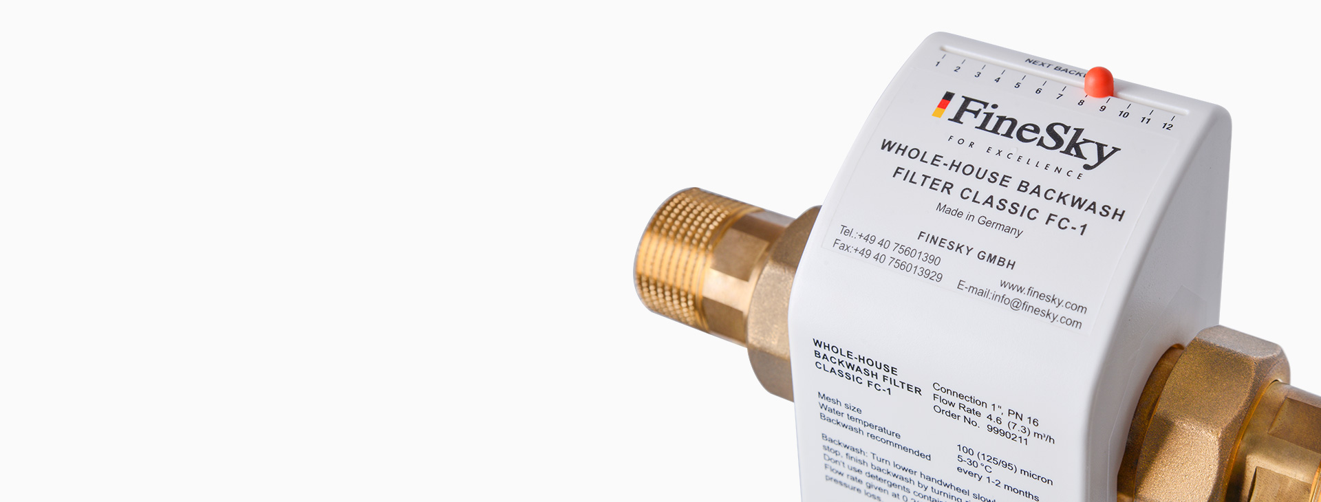 <h4>守護全屋涉水家電<br></h4>
<p>前置過濾器安裝在自來水入戶處，從源頭改善家庭供水系統，防止雜質堵塞，延長涉水家電使用壽命。</p>