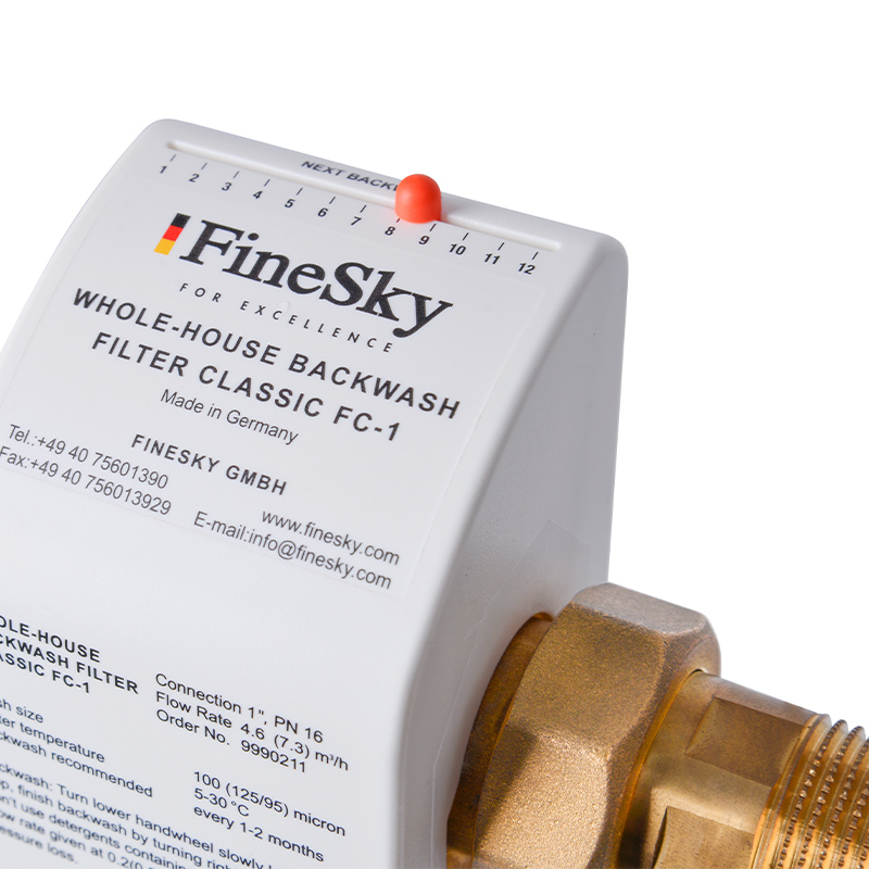 前置過濾器清洗時間標記