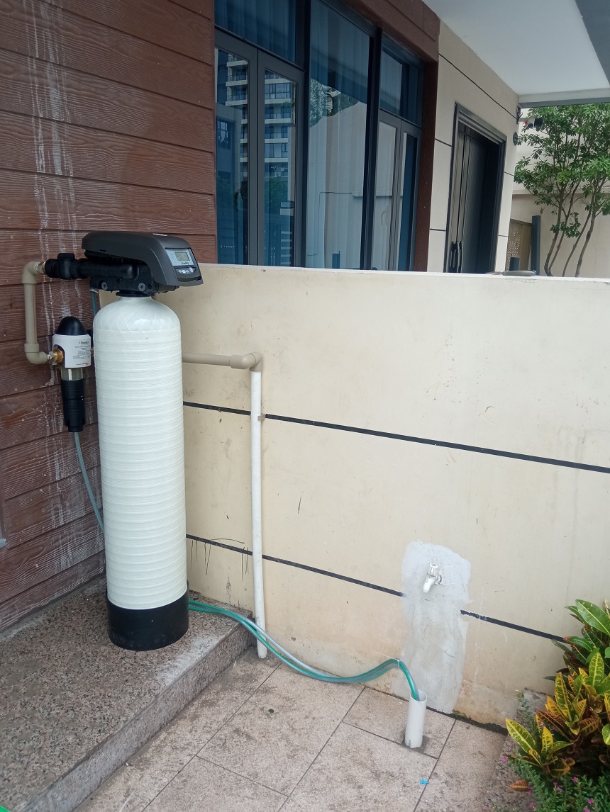 惠州碧桂園客戶安裝 前置過濾器+中央凈水器案例(圖2)
